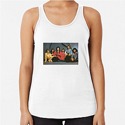 70s Rock Legends Heart Band Tank Tops