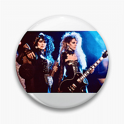 Timeless Rock Icons Heart Band Pins