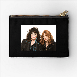 Women Of Rock Heart Band Zipper Pouches