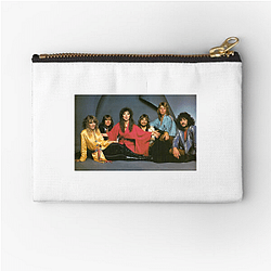 70s Rock Legends Heart Band Zipper Pouches
