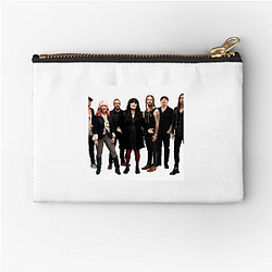 Chart-Topping Rock Band Heart Band Zipper Pouches