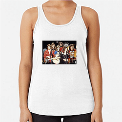 Arena Rock Pioneers Heart Band Tank Tops