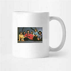 70s Rock Legends Heart Band Mugs