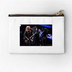 Classic Rock Queens Heart Band Zipper Pouches