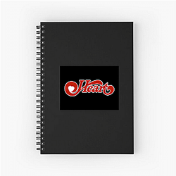 Iconic American Band Heart Band Notebook