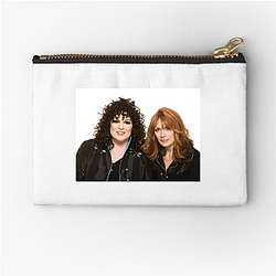 Women Of Rock Heart Band Zipper Pouches