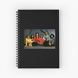 70s Rock Legends Heart Band Notebook