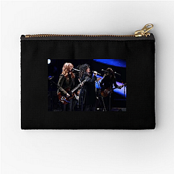 Classic Rock Queens Heart Band Zipper Pouches