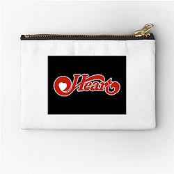 Iconic American Band Heart Band Zipper Pouches