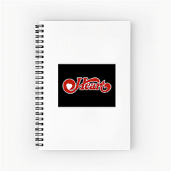 Iconic American Band Heart Band Notebook