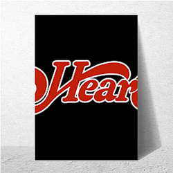 Iconic American Band Heart Band Posters