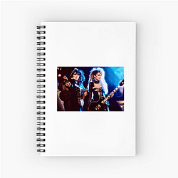 Timeless Rock Icons Heart Band Notebook