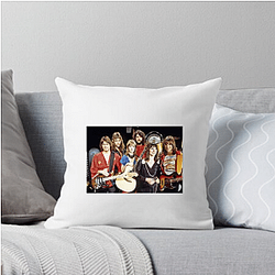 Arena Rock Pioneers Heart Band Pillows Cover