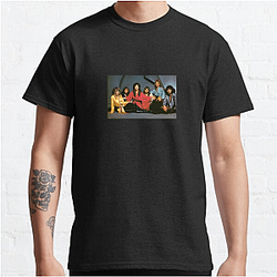 70s Rock Legends Heart Band T-Shirts