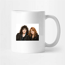 Women Of Rock Heart Band Mugs