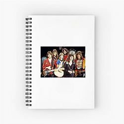 Arena Rock Pioneers Heart Band Notebook
