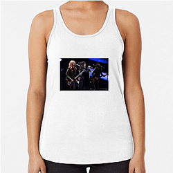 Classic Rock Queens Heart Band Tank Tops