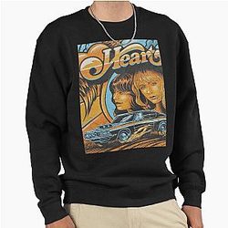 Vintage Heart Band Pullover Sweater