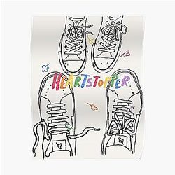 heartstopper, nick and charlie shoes Poster RB2707