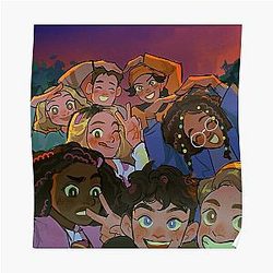 The gang goes to paris! (HEARTSTOPPER) Poster RB2707