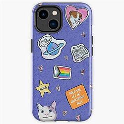 Heartstopper Charlie's journal inspired phone case iPhone Tough Case RB2707