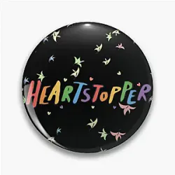 Heartstopper Soft Button Pin