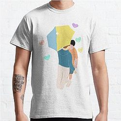 heartstopper rain kiss Classic T-Shirt RB2707