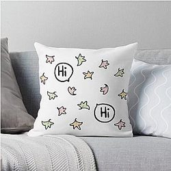 Heartstopper - Charlie and Nick - Hi Throw Pillow RB2707