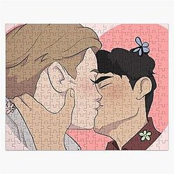 Charlie and Nick Kissing  | Heartstopper Jigsaw Puzzle RB2707