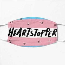 heartstopper pride flag, transgender Flat Mask RB2707