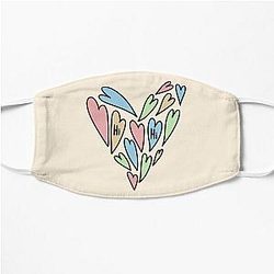 Heartstopper - Charlie and Nick - Hi Hearts Flat Mask RB2707