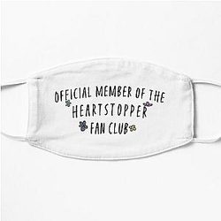 Heartstopper fan club Flat Mask RB2707