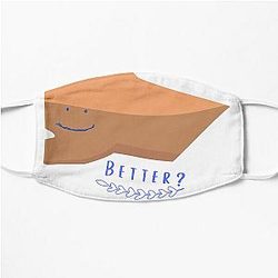 Heartstopper netflix quotes - Better? Flat Mask RB2707