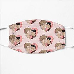 Charlie and Nick Kissing  | Heartstopper Flat Mask RB2707