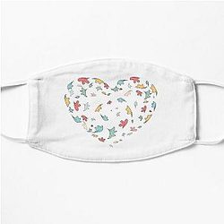 Heartstopper leaves Flat Mask RB2707