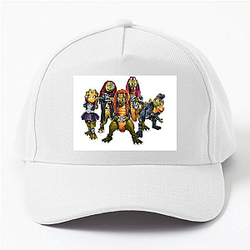 Dino Headbanging Vibes Heavysaurus Hats & Caps