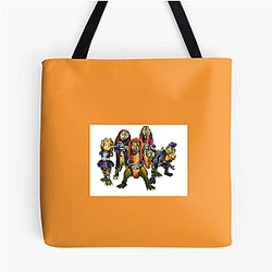 Dino Headbanging Vibes Heavysaurus Bags