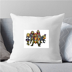 Dino Headbanging Vibes Heavysaurus Pillows Cover