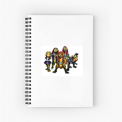 Dino Headbanging Vibes Heavysaurus Notebook