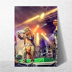 Kid-Friendly Metal Heavysaurus Posters