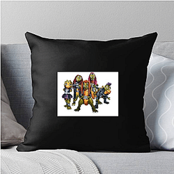 Dino Headbanging Vibes Heavysaurus Pillows Cover