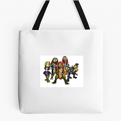 Dino Headbanging Vibes Heavysaurus Bags