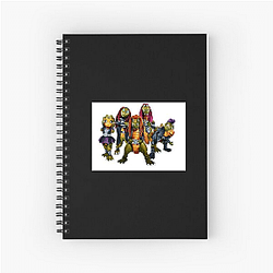 Dino Headbanging Vibes Heavysaurus Notebook