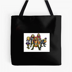 Dino Headbanging Vibes Heavysaurus Bags