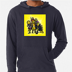 Heavy Riffs Fun Heavysaurus Hoodies