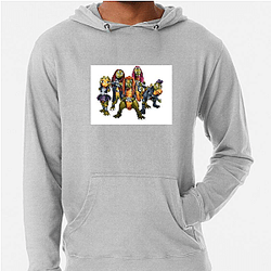 Dino Headbanging Vibes Heavysaurus Hoodies