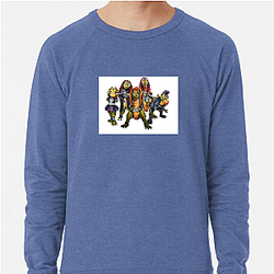 Dino Headbanging Vibes Heavysaurus Sweatshirts
