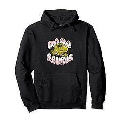 Dada Saurus Rex Papa T-Rex Dinosaur Heavy Saurus Pullover Hoodie