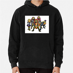 Dino Headbanging Vibes Heavysaurus Hoodies