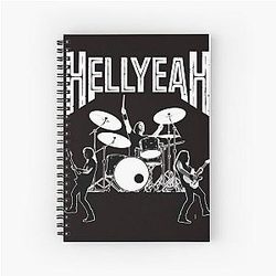 Hellyeah Spiral Notebook